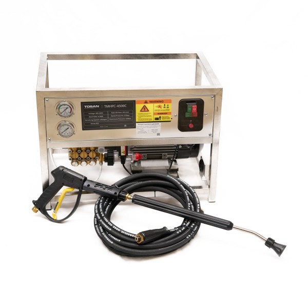 Аппарат высокого давления, 200бар, 14л/мин, 380В, 4,5кВт, 1450об/мин TMHPC-4500C