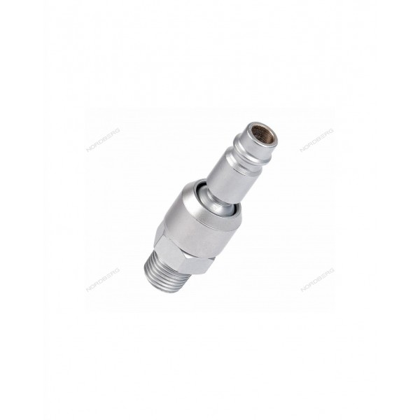 Переходник "папа" быстросъемный - резьба M1/4" с шарниром NORDBERG NPM22S