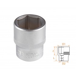 Головка торцевая стандартная шестигранная 1/2, 23 мм AFFIX AF00040023