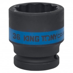 Головка торцевая ударная двенадцатигранная 3/4, 36 мм KING TONY 653036M