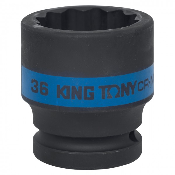 Головка торцевая ударная двенадцатигранная 3/4, 36 мм KING TONY 653036M