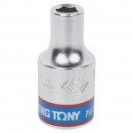 Головка торцевая стандартная шестигранная 1/4, 4 мм KING TONY 233504M