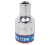 Головка торцевая стандартная шестигранная 1/4, 4 мм KING TONY 233504M