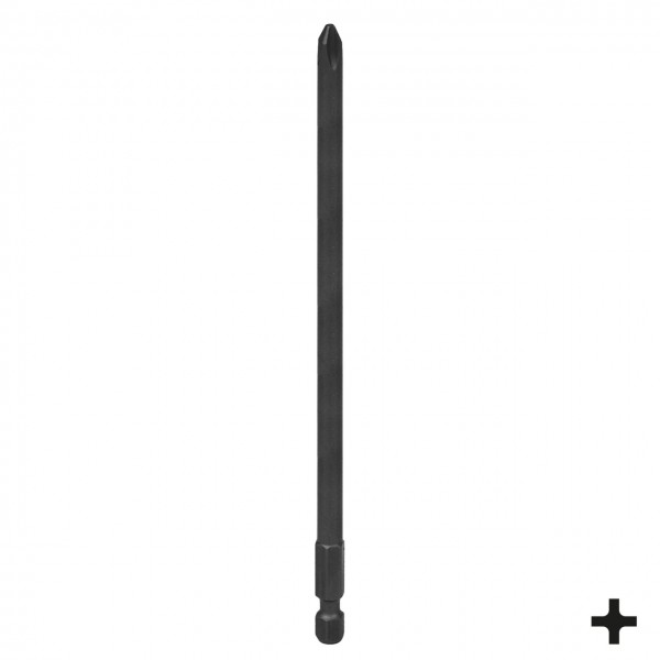 Вставка (бита) торцевая 1/4, Phillips, PH3, 150 мм, для шуруповерта KING TONY 711503P