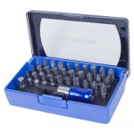 Набор вставок (бит) 1/4, PH, PZ, Hex, Torx, Slotted, 32 предмета KING TONY 1032CQ