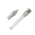 Штуцер быстроразъемного соединения пневматического с пружинкой, резьба 1/4 OPT-720PPS