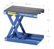 Мотоподставка винтовая, 450 кг NORDBERG NM45