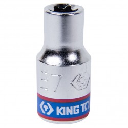 Головка торцевая TORX Е-стандарт 1/4, E7, L = 24 мм KING TONY 237507M