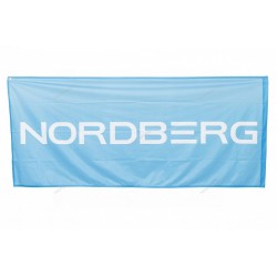 Флаг односторонний с флагштоком 0,85*2м NORDBERG