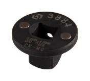 Переходник 3/8>1/2, тонкий, магнитный KING TONY 3884