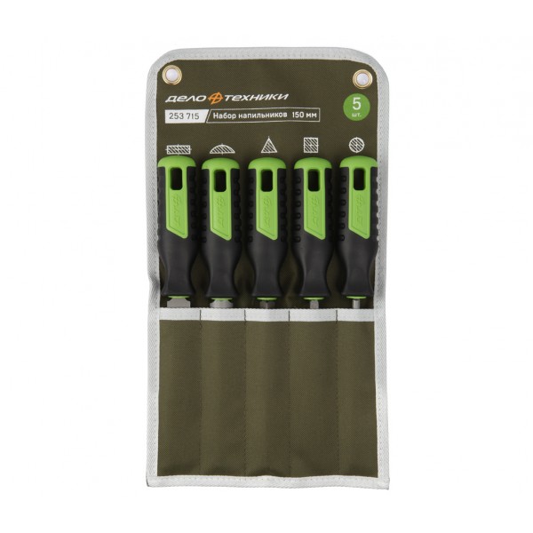 Набор напильников №2 150 мм, 5 шт. 253715