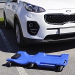 Лежак ремонтный, подкатной, пластиковый, синий OPT-40130B