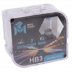 Автолампа HB3/9005 (65) P20d +50% (бокс, 2шт) 12V MEGAPOWER /1/10 M-37033038