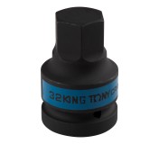 Насадка (бита) ударная торцевая 1, HEX, 32 мм, L = 80 мм KING TONY 801532M