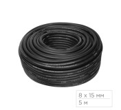 Шланг пневматический 8х15 мм, 5 м, резиновый МАСТАК 683-08100M5