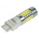 Автолампа T20W P27/7W (W3*16q)5 SMD MEGA WHITE 360лм 6000K12V MEGAPOWER /10/100 OLD M-57374W