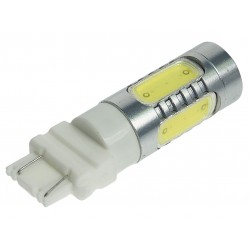 Автолампа T20W P27/7W (W3*16q)5 SMD MEGA WHITE 360лм 6000K12V MEGAPOWER /10/100 OLD