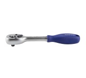 Трещотка 1/4, 72 зубца, флажковая с кнопкой МАСТАК 010-21626H