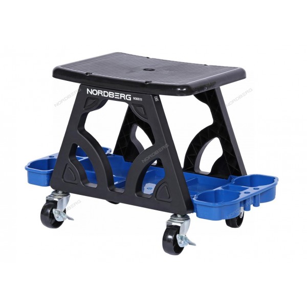 Сиденье ремонтное на колесах с лотком для инструмента NORDBERG N30S11