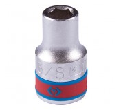 Головка торцевая стандартная шестигранная 1/2, 3/8, дюймовая KING TONY 433512S