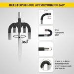 Видеоэндоскоп управляемый, экран 4.5, 1Мп, 1280х720, 1.5м, 4мм зонд, всесторонняя артикуляция iCartool IC-VC154AW