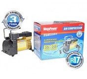 Компрессор M-14001 поршневой 150PSI (35л/мин, 14А) в сумке 12V MEGAPOWER /1/8