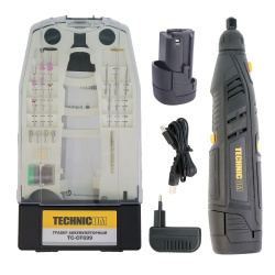 TC-CF699 Гравер аккумуляторный TECHNICOM TC-CF699, 12В, 2Ач, 6 скоростей, 5000-25000 об/мин