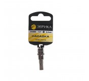Насадка ER-93003H 1/4" DR шлиц 6.5мм (с держателем) ЭВРИКА 1/240