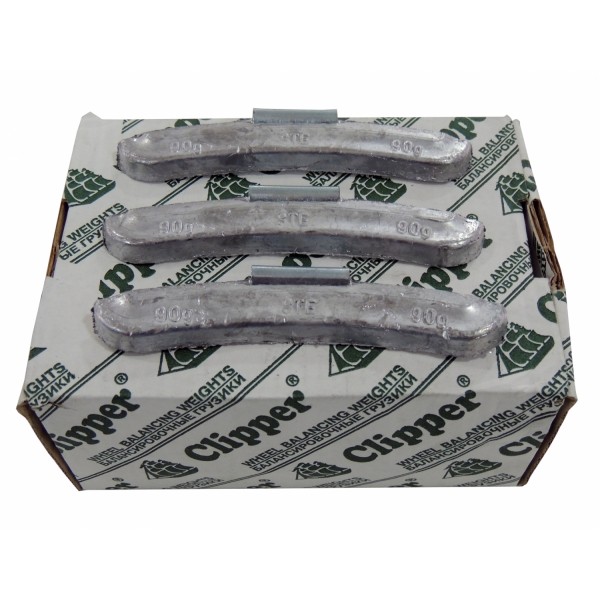 Грузики балансировочные для стальных дисков 90 г, 25 шт. CLIPPER 0290