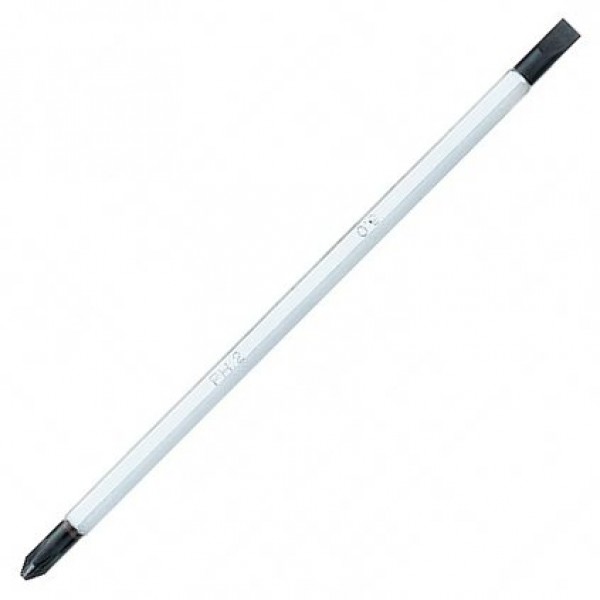 Вставка (бита) для отвертки 91232, Slotted 6 мм / Phillips PH2 KING TONY 1317602PN
