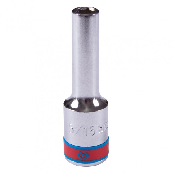 Головка торцевая глубокая шестигранная 1/2, 5/16, дюймовая KING TONY 423510S