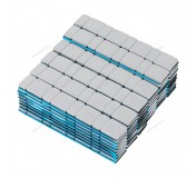 Грузики самоклеящиеся (4х5+4х10 г) Fe закругленные L=14 см, серые, 50 лент NORDBERG W510FR3G