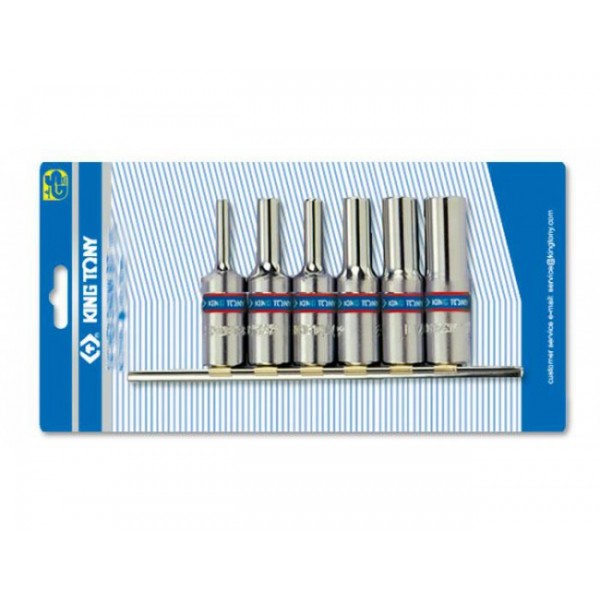 3/8” комплект глубоких  головок 3116PR KINGTONY 3116PR