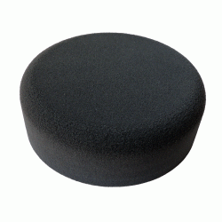 asturomec полировальник v90703 ультрамягкий черный 160х55мм, круглый край, крепление липучка