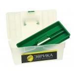 Ящик универсальный  с лотком 420х220х180 мм ЭВРИКА /1/6 ER-10338