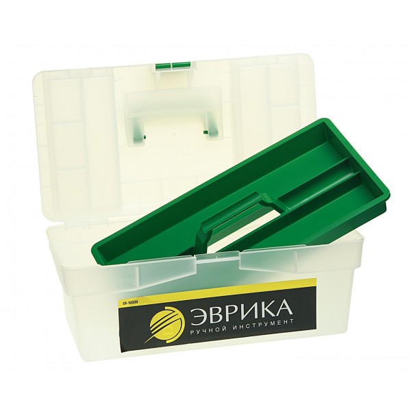 Ящик универсальный  с лотком 420х220х180 мм ЭВРИКА /1/6 ER-10338