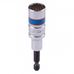 Головка для шуруповерта двенадцатигранная 1/4, 13 мм, L = 80 мм KING TONY 76B813M