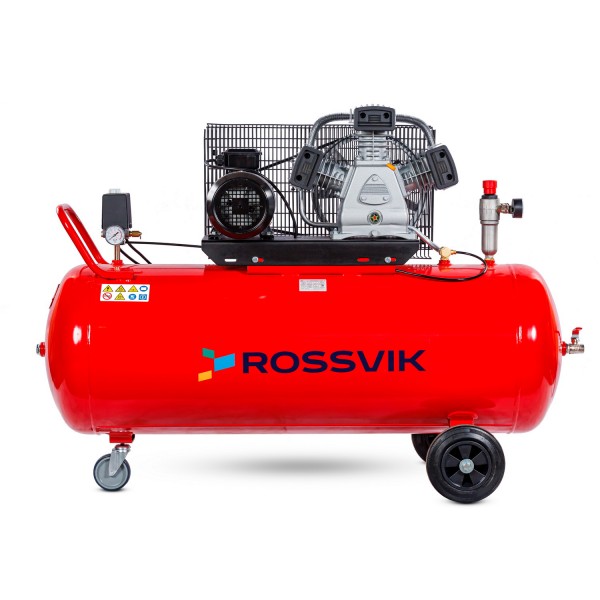 Компрессор поршневой ROSSVIK , 580л/мин, 10бар, ресивер 200л, 380В/3кВт СБ4/С-200.LB40