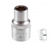 Головка торцевая стандартная шестигранная 1/2, 8 мм TOLSEN TT16508