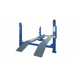 Подъемник 4-стоечный 5 т, c ручной траверсой 3 т N433, для сход-развала, электростопоры,380 В, синий NORDBERG 4450J_EB(M)