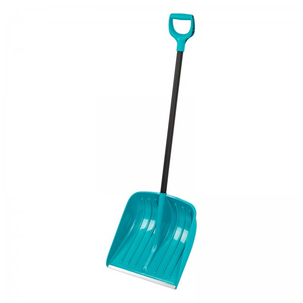 Лопата для уборки снега, полипропилен, 450х450х1355 мм, алюминиевый черенок, LUXE// Palisad 61678