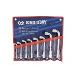 Набор торцевых L-образных ключей, 8 предметов king tony 1808mr