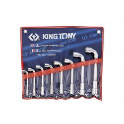 Набор торцевых L-образных ключей, 8 предметов king tony 1808mr