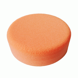 asturomec полировальник v90704 полужесткий оранжевый 160х55мм, круглый край, крепление липучка