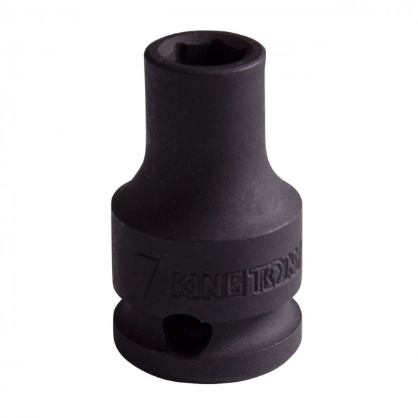 Головка торцевая ударная шестигранная 3/8, 7 мм KING TONY 353507M