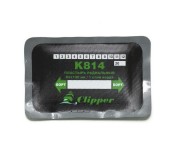 CLIPPER НАБОР ЗАПЛАТ K814 кордовых для боковых порезов, 85*130мм (1 слой корда), серый адгезивный сл