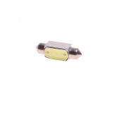 Автолампа C10W (SV8,5) 1 SMD MEGA WHITE 6000K 36мм 80лм   12V MEGAPOWER /10 /100