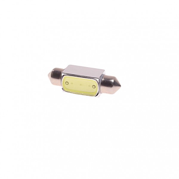 Автолампа C10W (SV8,5) 1 SMD MEGA WHITE 6000K 36мм 80лм   12V MEGAPOWER /10 /100 M-85203W