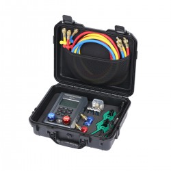 Коллектор манометрический электронный со шлангами и муфтами в кейсе NORDBERG NFG7K