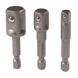 Набор адаптеров для торцевых головок, 1/4>1/4, 3/8, 1/2, 3 предмета KING TONY 9103PR